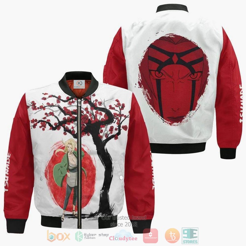 Tsunade Naruto Outfits Anime Ninja Under The Sun Bomber Jacket Tsunade Naruto Outfits Anime Ninja Under The Sun Bomber Jacket