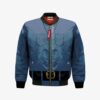 Tsunagu Hakamada Bomber Jacket Custom My Hero Academia Cosplay Costumes Bomber Jacket