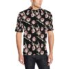 Tulip Pink Pattern Print Design Tp02 Men Polo Shirt