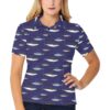 Tuna Fish Print Design Lks304 Women'S Polo Shirt