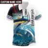 Tuna Fishing Custom Name Polo Shirt #Kv
