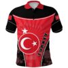 Turkey - T√ºrkiye Polo Shirt Circle Stripes Flag Version K13