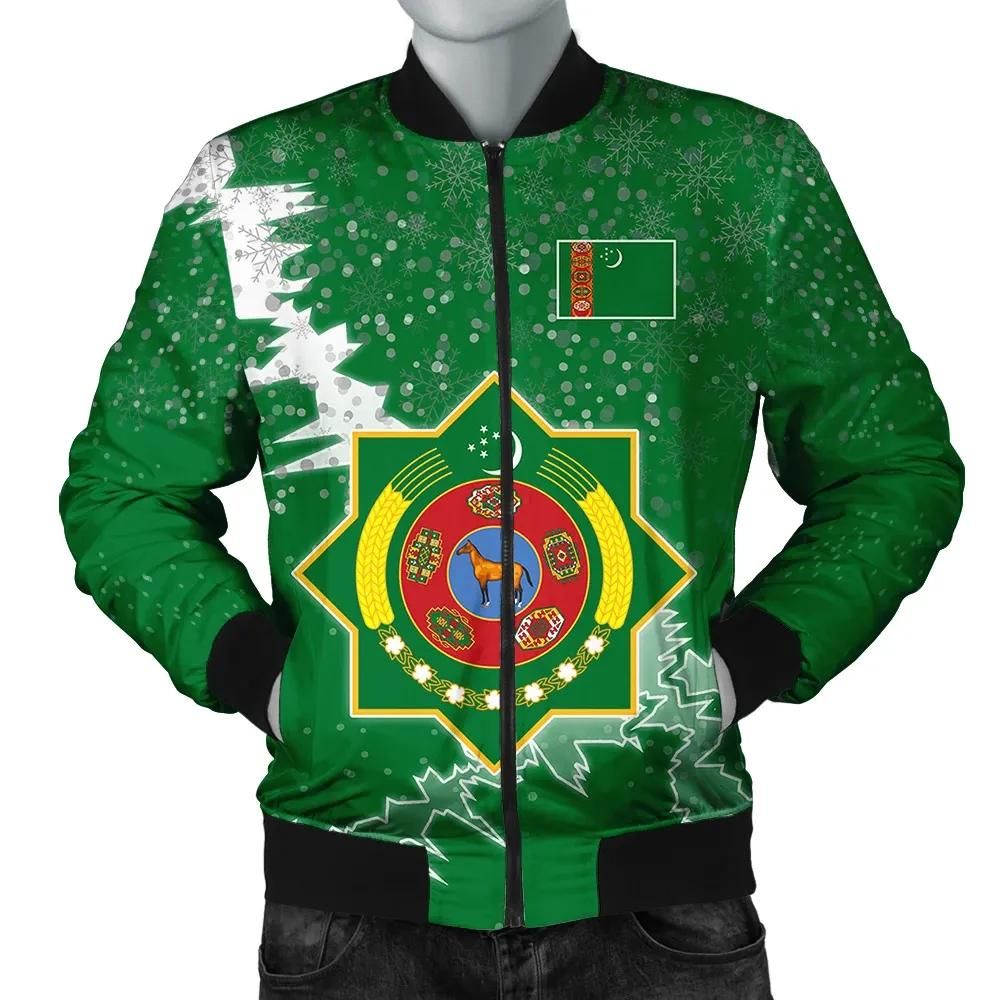 Turkmenistan Christmas Coat Of Arms Men Bomber Jacket X Style J78 Bomber Jacket Turkmenistan Christmas Coat Of Arms Men Bomber Jacket X Style J78 Bomber Jacket