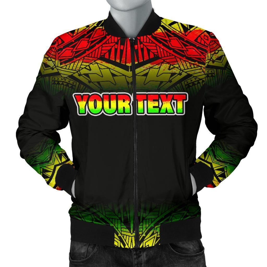 Turtle Men's Bomber Jacket - Custom Fog Reggae Style - BN09 Bomber Jacket Turtle Men's Bomber Jacket - Custom Fog Reggae Style - BN09 Bomber Jacket