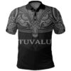Tuvalu (Gray) Polo Shirt Polynesian A15