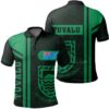 Tuvalu Green Polo Shirt- Boba Style - AH - J14