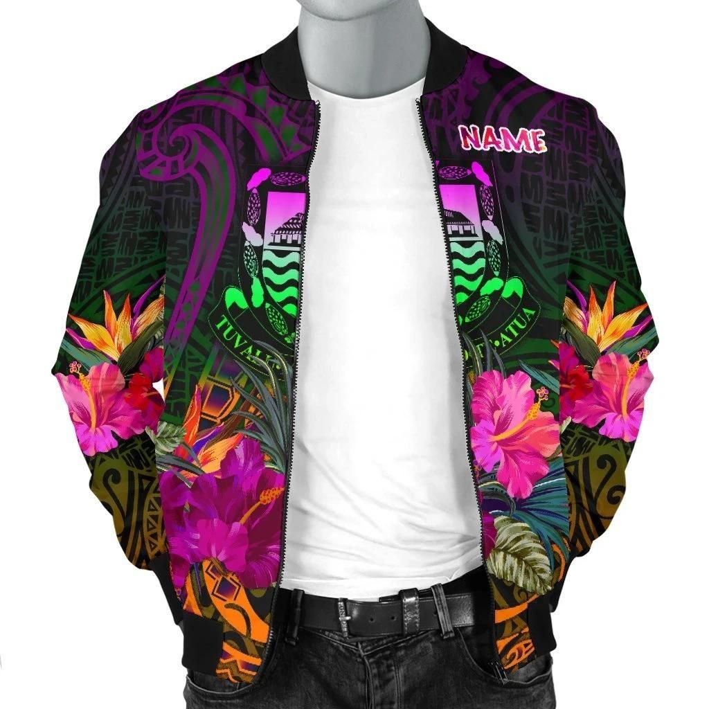 Tuvalu-Personalised-Mens-Bomber-Jacket-Summer-Hibiscus-BN15-Bomber-Jacket-2