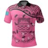 Tuvalu Pink Polo Shirt A02