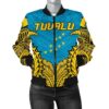 Tuvalu Premium Women's Bomber Jacket A7 Bomber Jacket