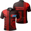 Tuvalu Red Polo Shirt- Boba Style - AH - J14