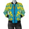 Tuvalu Women Bomber Jacket - Polynesian Tattoo Flag - BN0110 Bomber Jacket