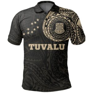 Tuvalu in My Heart Tattoo Polo Shirt A7