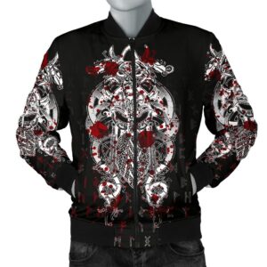 Tyr Tattoo Blood Men's Bomber Jacket A27 Bomber Jacket