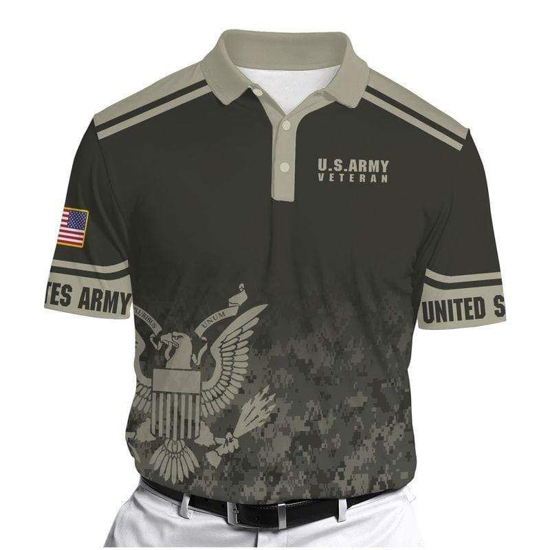 U.S Army Veteran Fallen Eagle Polo Shirt U.S Army Veteran Fallen Eagle Polo Shirt