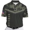 U.S Army Veteran Hive Pattern Polo Shirt