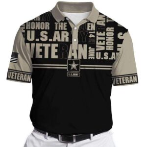 U.S Army Veteran Letters Polo Shirt