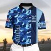 U.S Navy Veteren Camo Polo Shirt