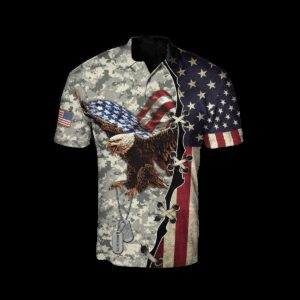 U.S Veteran Eagle Tag Polo Shirt