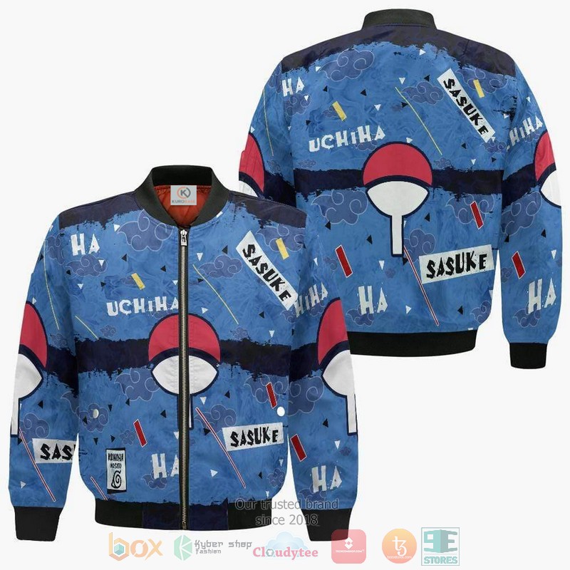 Uchiha Clan S Naruto Outfit Anime Bomber Jacket Uchiha Clan S Naruto Outfit Anime Bomber Jacket