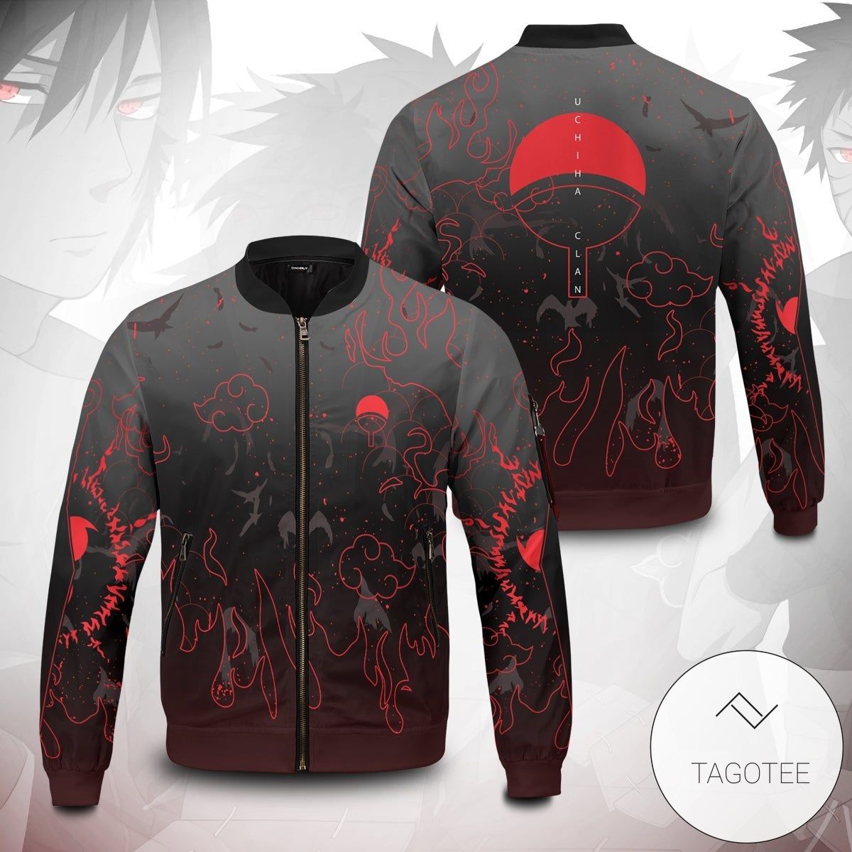 Uchiha Emblem Bomber Jacket Uchiha Emblem Bomber Jacket