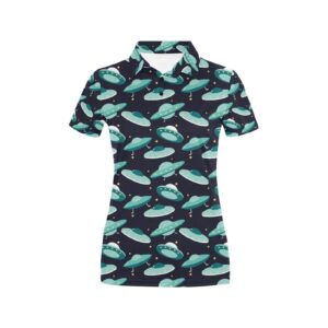 Ufo Print Design Lks304 Women'S Polo Shirt