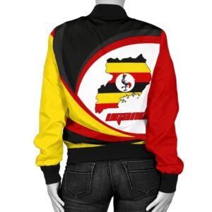 Uganda Strong Flag Women A10 Bomber Jacket