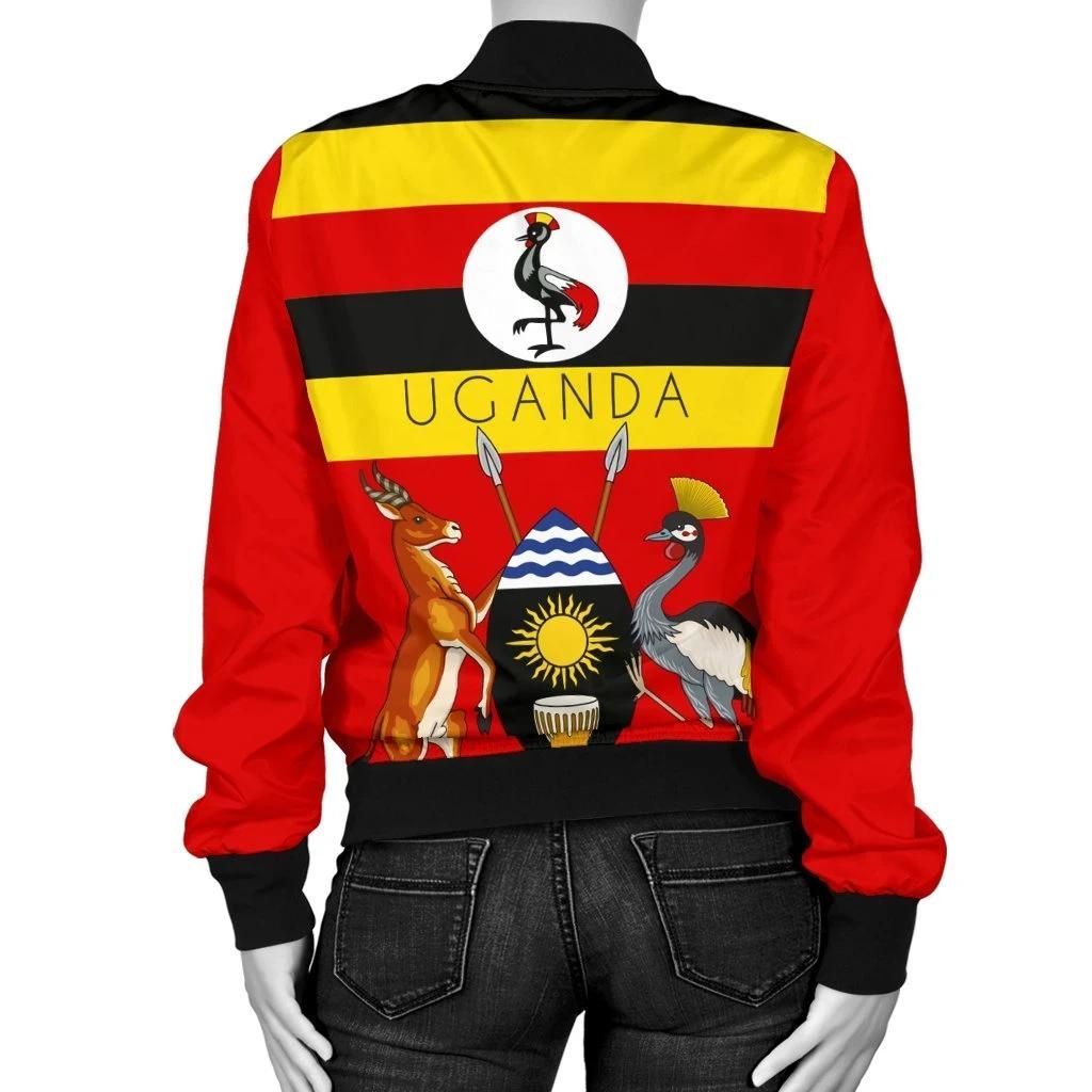 Uganda-Pride-Womens-Bomber-Jacket-Uganda-Flag-with-Grey-Crowned-Crane-BN21-Bomber-Jacket-1
