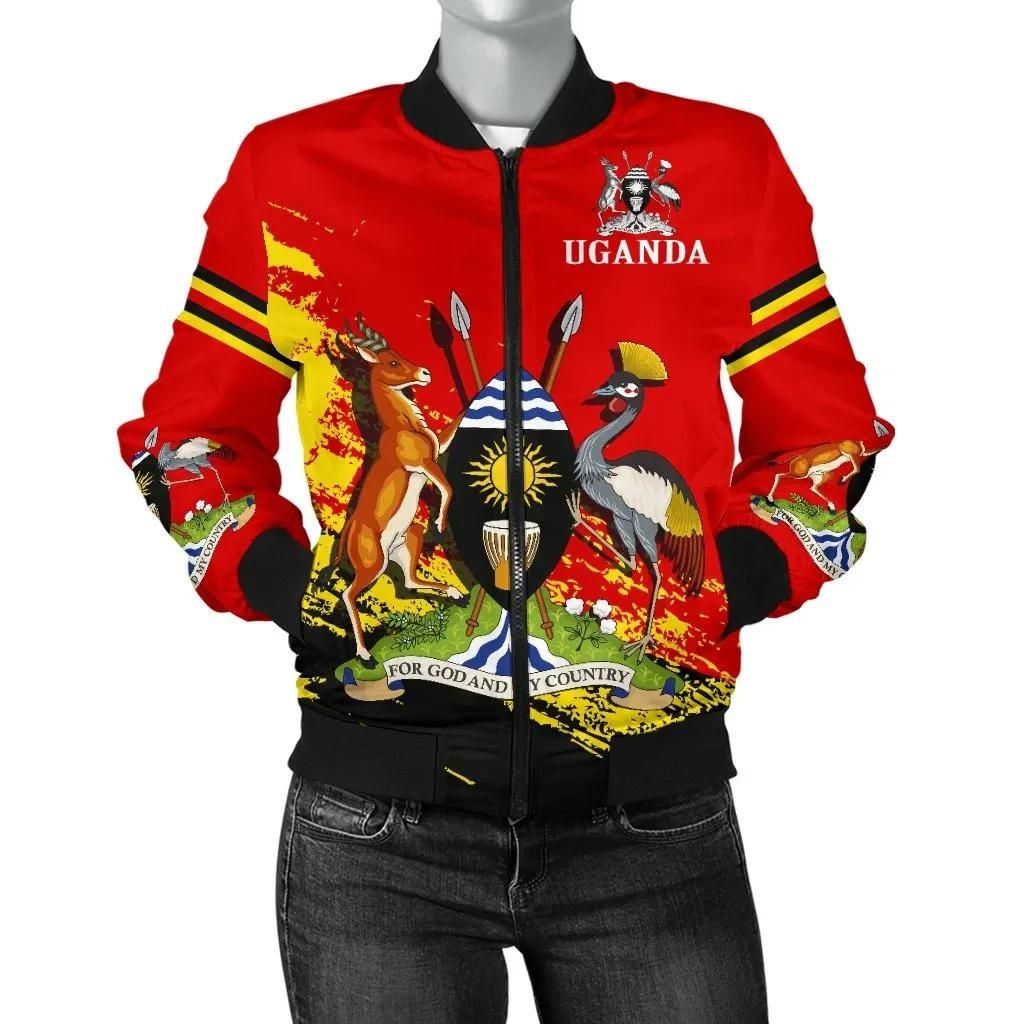 Uganda Special Women's Bomber Jacket A7 Bomber Jacket Uganda Special Women's Bomber Jacket A7 Bomber Jacket