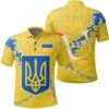 Ukraine Christmas Coat Of Arms Polo Shirt X Style J78