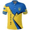 Ukraine Polo Shirt Lightning A02