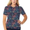 Underwater Giant Squid Print Design Lks302 Women'S Polo Shirt