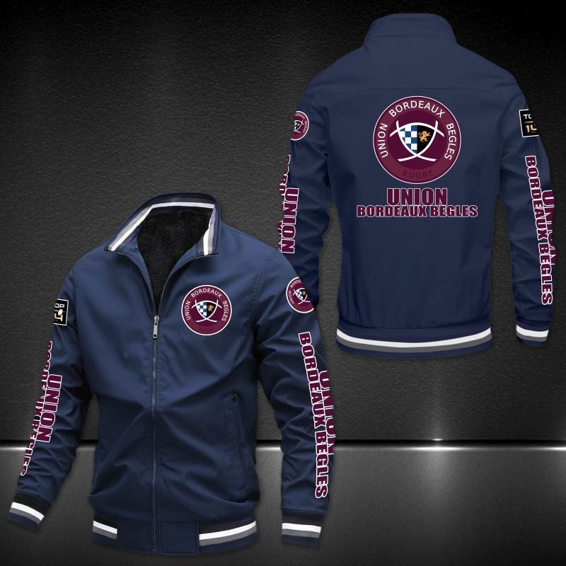 Union Bordeaux Begles 3D Bomber Jacket Union Bordeaux Begles 3D Bomber Jacket