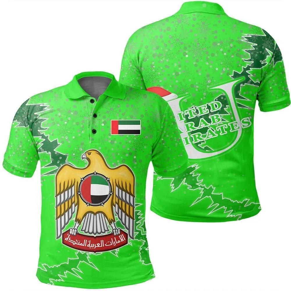 United Arab Emirates Christmas Coat Of Arms Polo Shirt X Style J78 United Arab Emirates Christmas Coat Of Arms Polo Shirt X Style J78