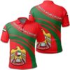 United Arab Emirates Coat Of Arms Polo Shirt Cricket Style J5W