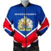 United Kingdom Coat Of Arms Men Bomber Jacket Lucian Style J5W