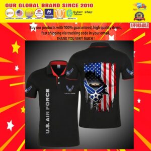 United States Air Force 3d Polo shirt