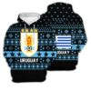 Uruguay National Ugly Christmas Sweater World Cup Soccer Team