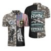 Us Army Proud To Be Veteran Love Fishing Angler Fisherman Polo Shirt #V