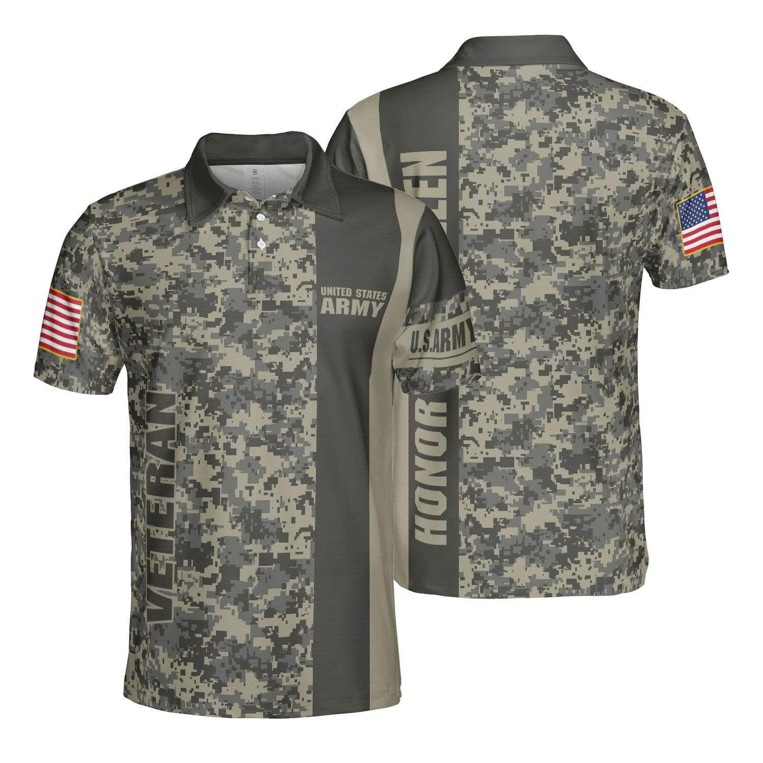 Us Army Veteran Honor The Fallen Polo Shirt #Kv Us Army Veteran Honor The Fallen Polo Shirt #Kv