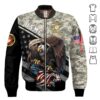 Us Marine Us Flag Camo 3D Printed Unisex Bomber Jacket