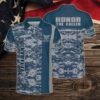 Us Navy Veteran Camo Polo Shirt #260521H