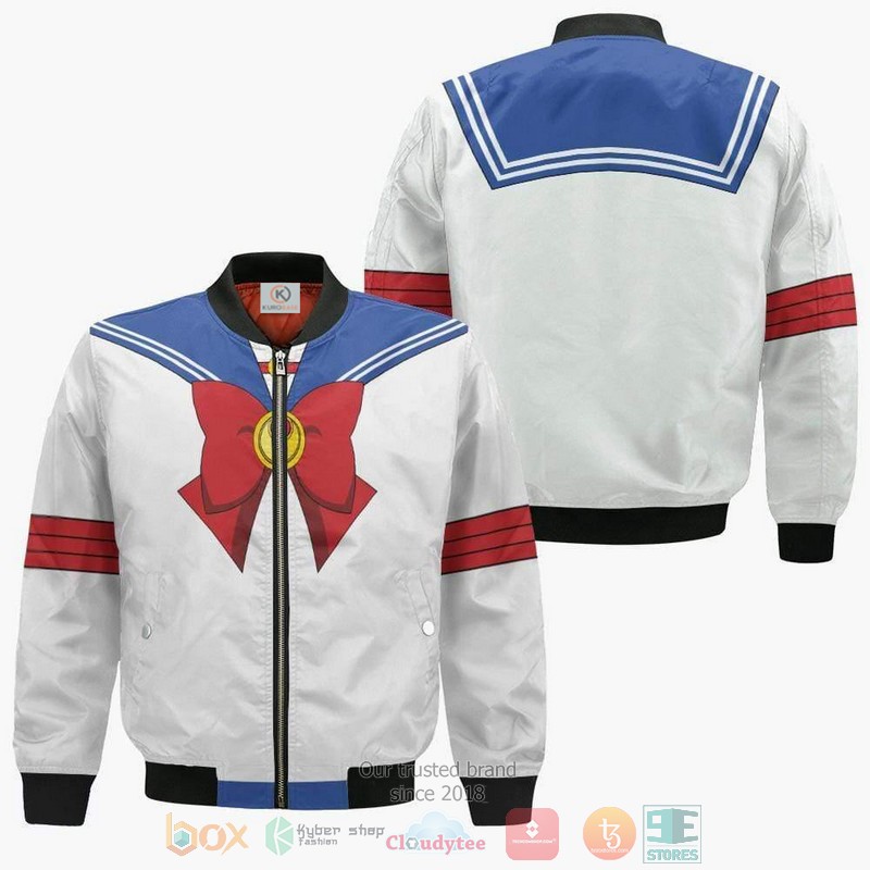 Usagi Tsukino Uniform Sailor Moon Amine Bomber Jacket Usagi Tsukino Uniform Sailor Moon Amine Bomber Jacket