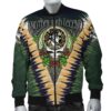 Ushburne Ireland Bomber Jacket - GD Irish Legend Shamrock V Tie-Dye A7 Bomber Jacket