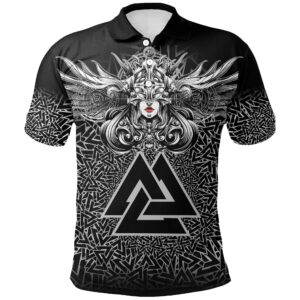 Valkyrie Polo Shirt - Valknut Pattern A21