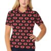 Vampire Lips Print Design Lks302 Women'S Polo Shirt
