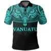 Vanuatu (Blue) Polo Shirt Polynesian A15