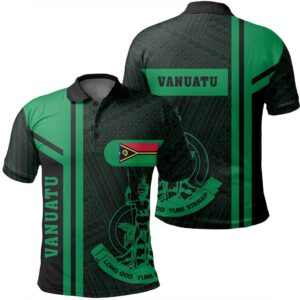 Vanuatu Green Polo Shirt- Boba Style - AH - J14