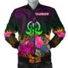 Vanuatu Men's Bomber Jacket - Summer Hibiscus - BN15 Bomber Jacket