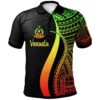 Vanuatu Polo Shirt Reggae - Polynesian Tentacle Tribal Pattern - BN11