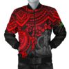 Vanuatu Polynesian Bomber Jacket (Men) - Red Turtle - BN1518 Bomber Jacket